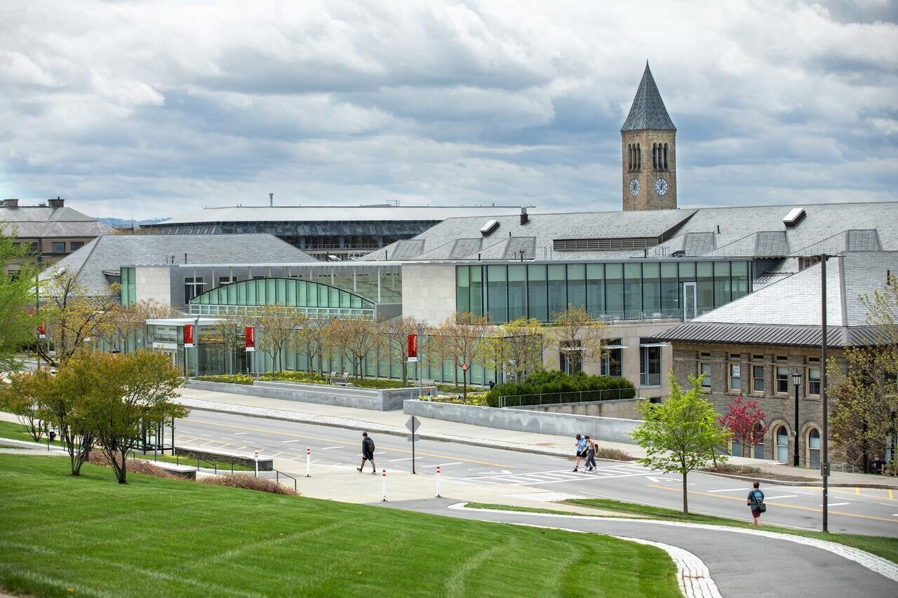 Klarman Hall in spring.