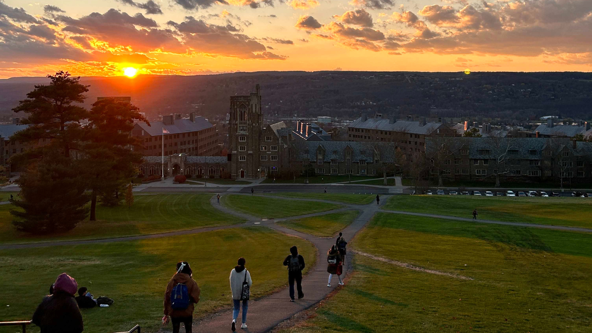 Libe Slope at sunset.
