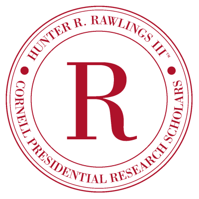 The Hunter R. Rawling's III Cornell Presidential Research Scholars Logo.