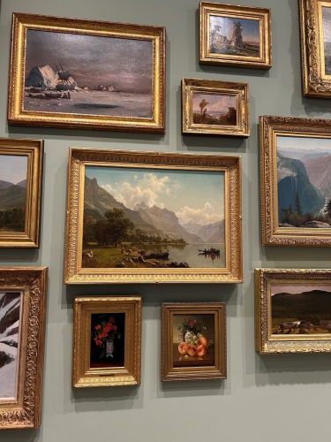 An exhibit at the Johnson Museum of Art.