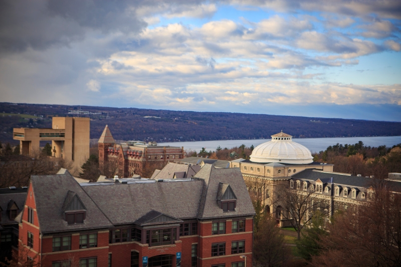 Central campus in fall.