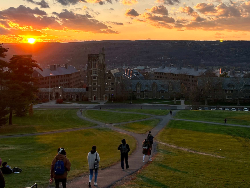 Libe Slope at sunset.