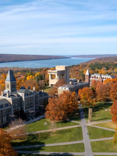 Aerial shots of campus on Monday, October 21, 2024.